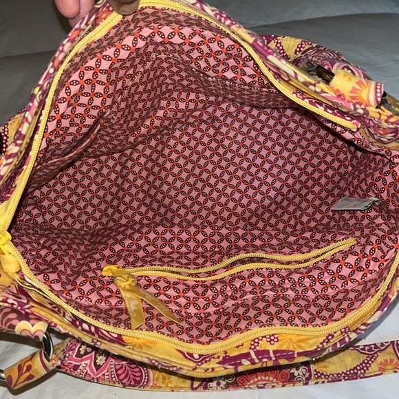 Vera Bradley purse Silver rings Great condition 9x14x6 - Picture 5 of 9